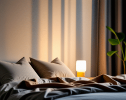 Favoriser l’endormissement avec une lumière intérieure